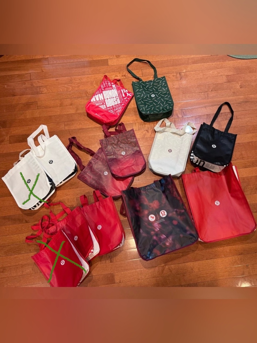 Lululemon reusable bags bundle